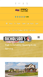 Mobile Screenshot of nicholsonsheatingcooling.com
